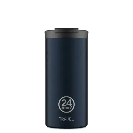 24 Bottles - Travel Tumbler Deep Blue Paslanmaz Çelik Termos Bardak - 600 ml