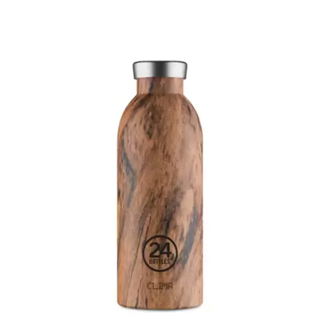 24 Bottles - Clima Bottle Wood Sequoia Paslanmaz Çelik Termos - 500 ml