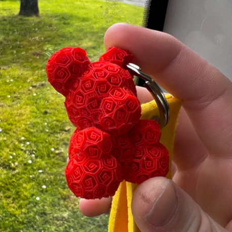 Rose Bear Keychain Edition