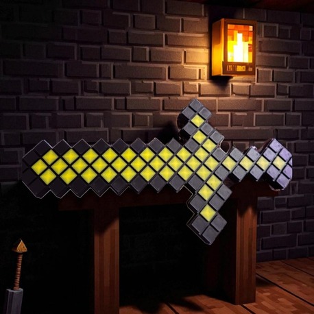 Minecraft Sarı Kılıç – Yellow Sword | El Yapımı 3D Figür