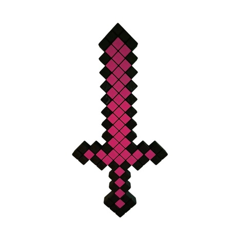 Minecraft Pembe Kılıç – Pink Sword | El Yapımı 3D Figür