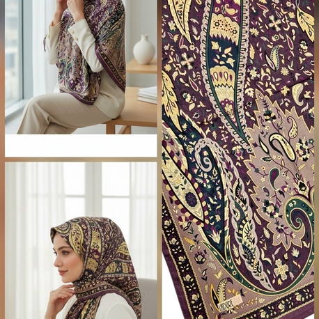 Ladure İpek Butik Şal 
