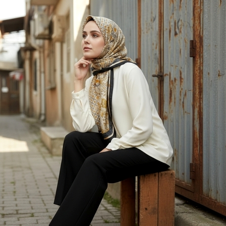 Ladure İpek Butik Şal 