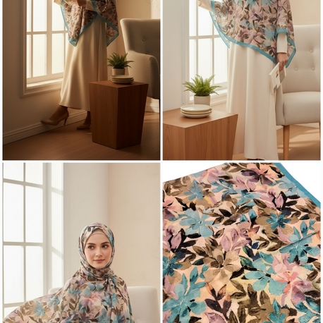 Ladure İpek Butik Şal 