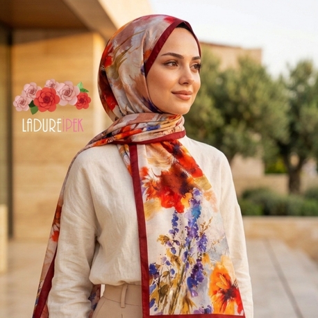 Ladure İpek Butik Şal 