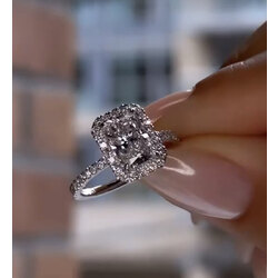 Ice Cut Zirconia 925 Gümüş Tektaş