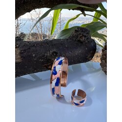 LAJA-3028 2’li Set – Bakır Bileklik – Bakır Yüzük