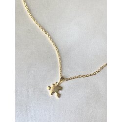 puzzle gold kolye