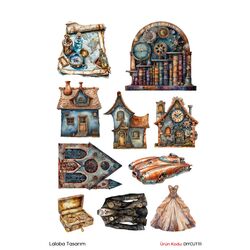 Steampunk (5) (DIY CUT)