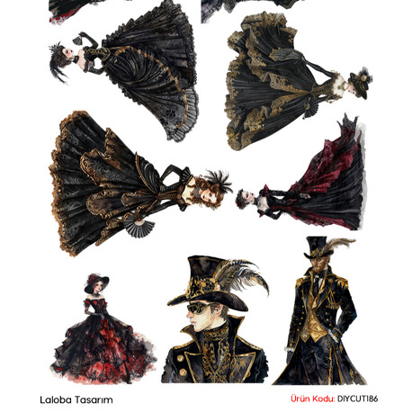 Steampunk (4) (DIY CUT)