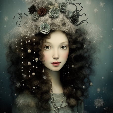 Winter Women Portrait