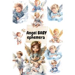 Angel Baby (Cut and College Set) (16 Sayfa)