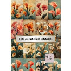 Gala Çiçeği Scrapbook Kitabı
