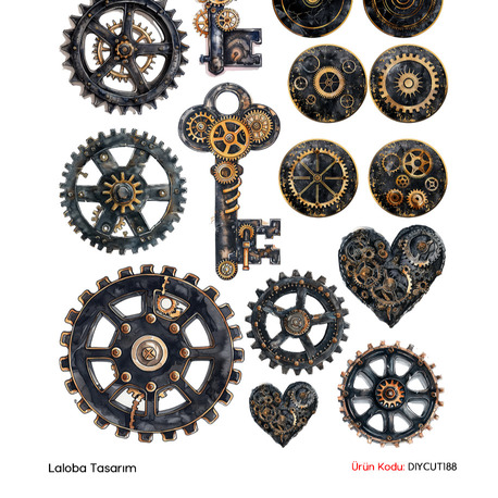 Steampunk (6) (DIY CUT)