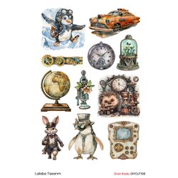 Steampunk (2) (DIY CUT)