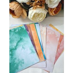Watercolor Paper (Background) (16 Sayfa)
