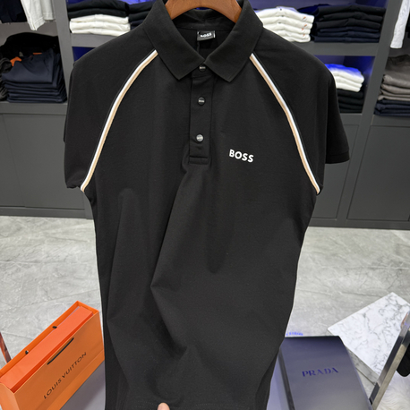 Boss Premium Siyah Polo Yaka