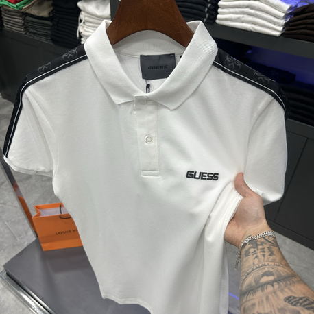 Guess Omuz Baskılı Premium Polo Yaka 