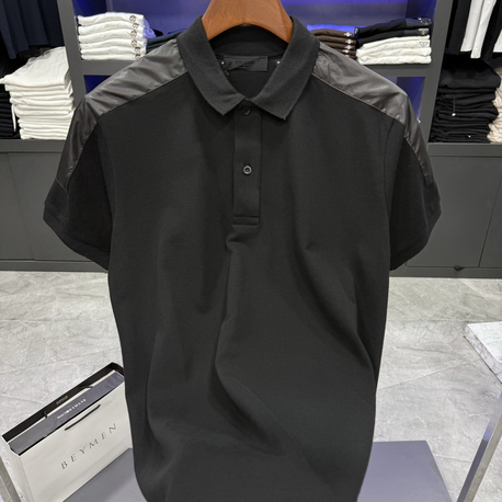 Prada Premium Siyah Polo Yaka