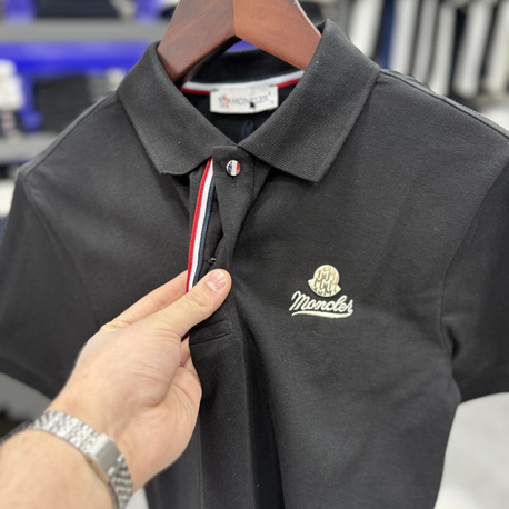 Moncler Polo Yaka-Siyah
