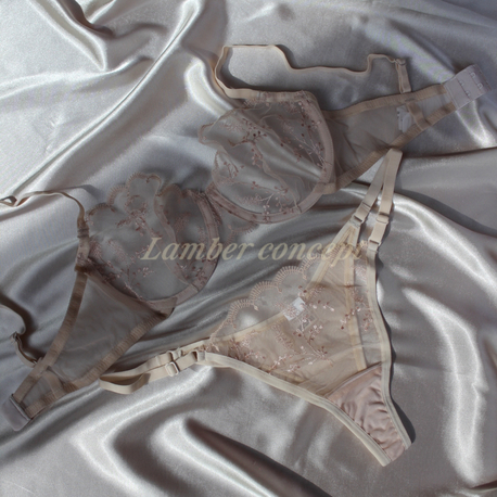 Powder Pink Spring Bra Set
