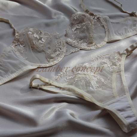 Vintage Rose Bra Set