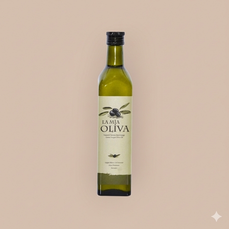 La Mia Oliva – Soğuk Sıkım Ayvalık Zeytinyağı | Naturel Sızma | Cam Şişe 500 ml