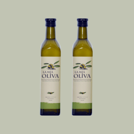  La Mia Oliva - Erken Hasat | Soğuk Sıkım Naturel Sızma Zeytinyağı İkili Set - 2 x 500 ml