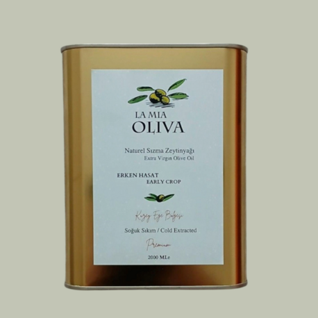 La Mia Oliva | Erken Hasat Soğuk Sıkım Naturel Sızma Zeytinyağı - 2 Litre (2025-2026 Hasadı)