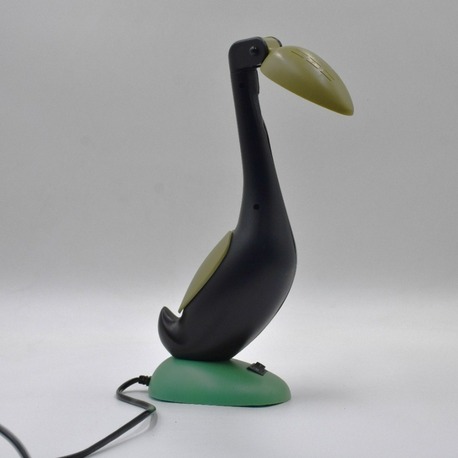 Vintage Flamingo Halojen Masa Lambası, 1990s