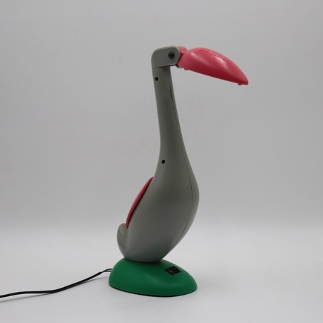 Vintage Flamingo Holojen Masa Lambası, 1990s