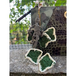 Ivy and the Gecko ~ Bag Charm