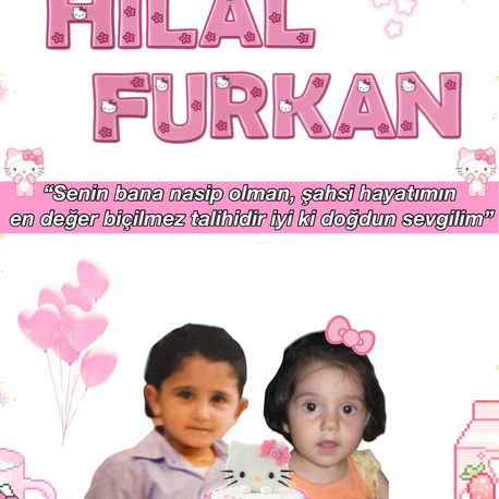 KİŞİYE ÖZEL HELLO KİTTYLİ TABLO (DİJİTAL)