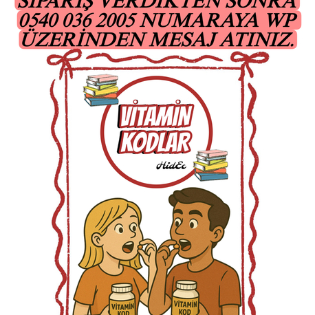 VİTAMİN KOD KİTAPÇIĞI (PDF-DİJİTAL ÜRÜN) 