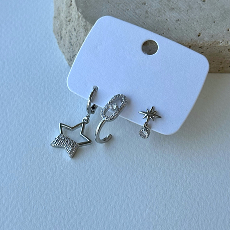 Özel Seri | Silver Set Küpe