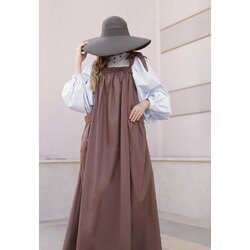 Kahverengi Oversize Jile