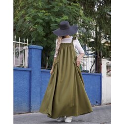 Yağ Yeşili Oversize Jile