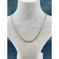 Erkek Gümüş 60 cm Uzunluğunda 2.8 mm Kalınlığında Çelik Zincir Kolye