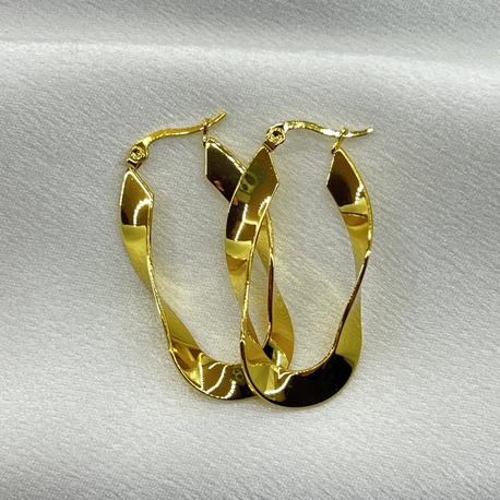 Gold Marka Muadili Çelik Küpe 