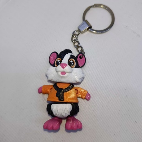  Hareketli Hamster Anahtarlık