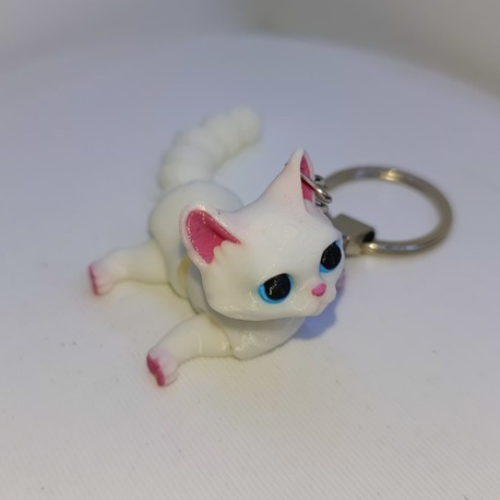  Hareketli Kedi Anahtarlık