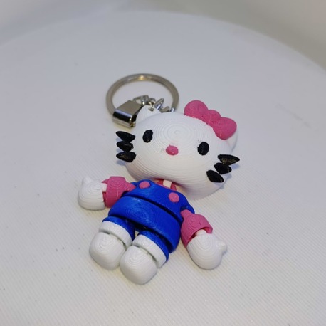  Hareketli Hello Kitty Anahtarlık