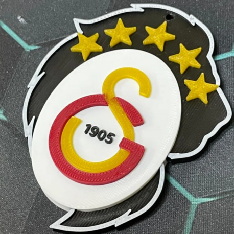  5 Yıldızlı Galatasaray Anahtarlık – Şampiyonun Simgesi!