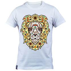 beyaz Baskılı tshirt