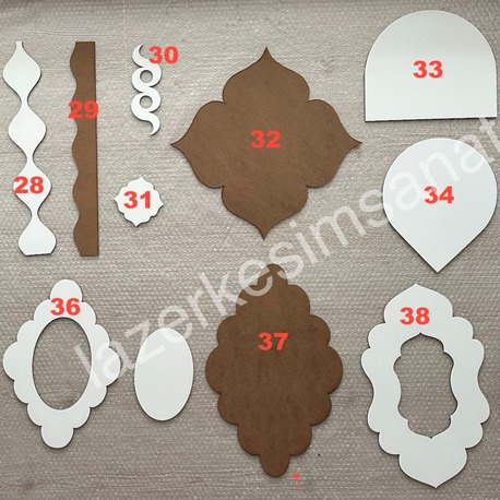 Ahşap Kalıp - Seçimli(28-38)