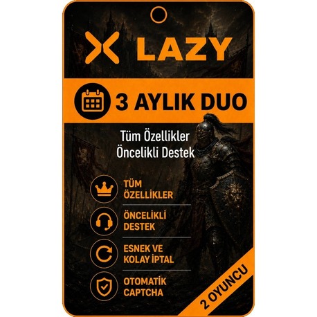 3 Aylık Duo Key (2 Oyuncu)