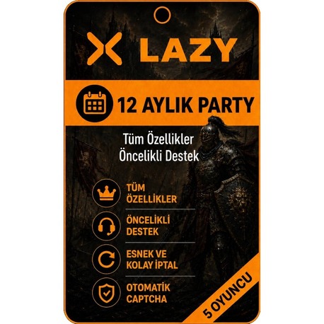 12 Aylık Party Key (5 Oyuncu)
