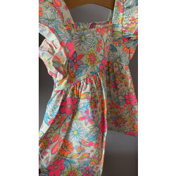 Zr colorfull woven kız çocuk elbise