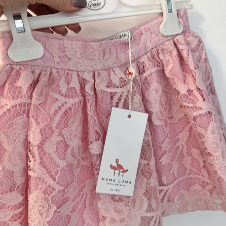 Mama luma pink gupur kız çocuk etek