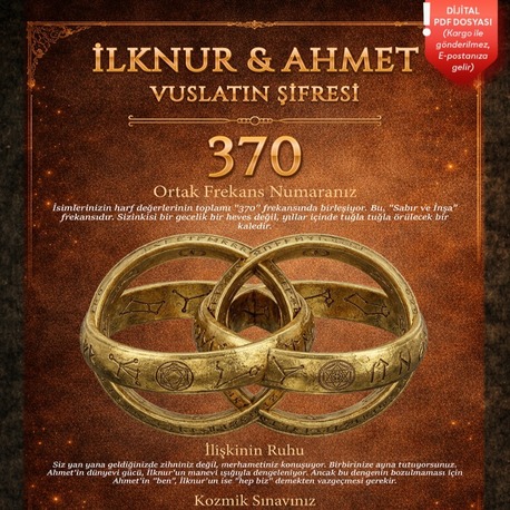 Vuslatın Batıni Şifresi: İki İsmin Ortak Ebcedi ve İlişki Analizi (DİJİTAL PDF BELGE)